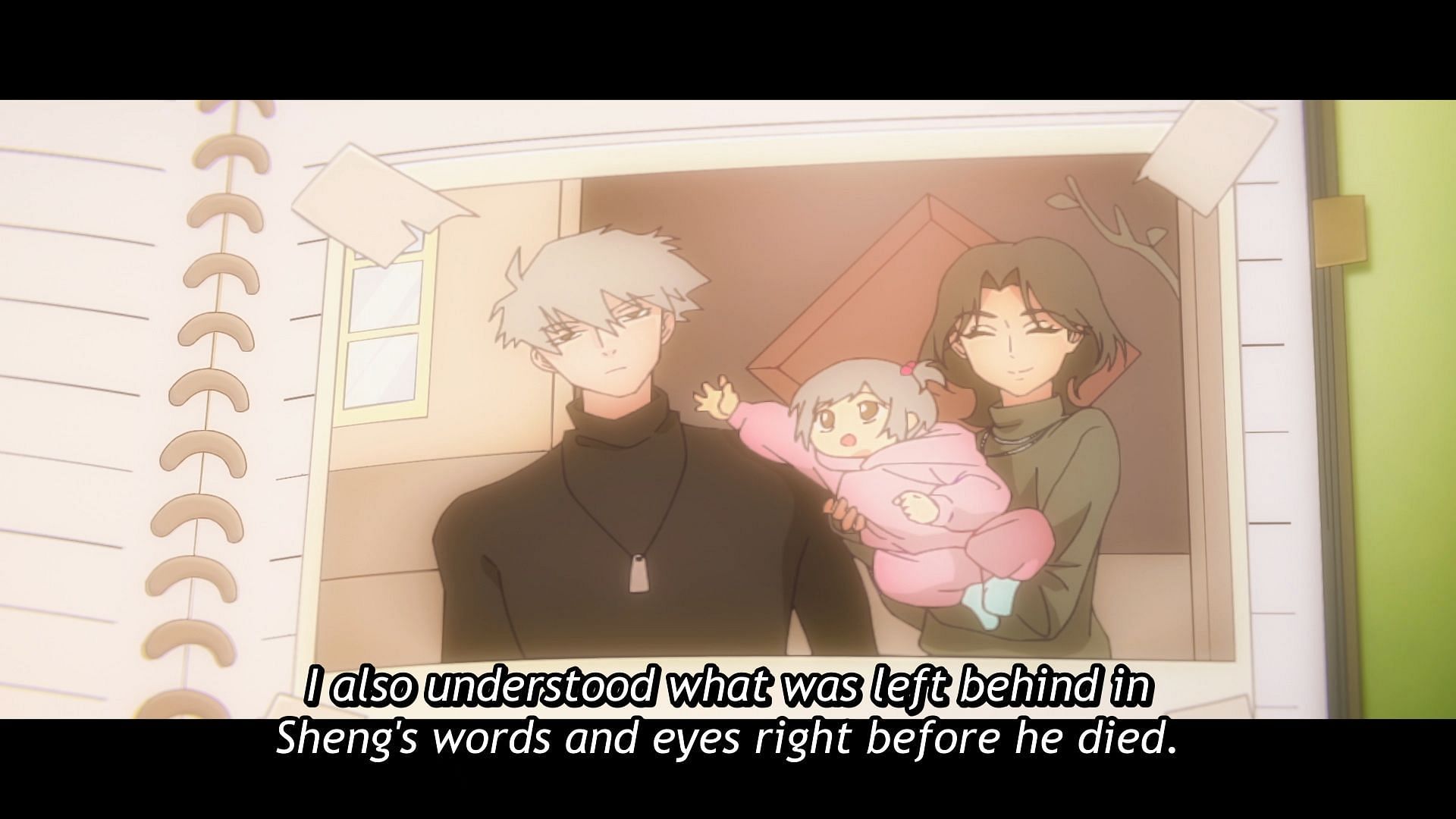 Ghostblade with his wife and daughter (Image via Pb Animation, LAN Studio, Paper Plane Animation Studio)
